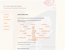 Tablet Screenshot of dr-sartory.de